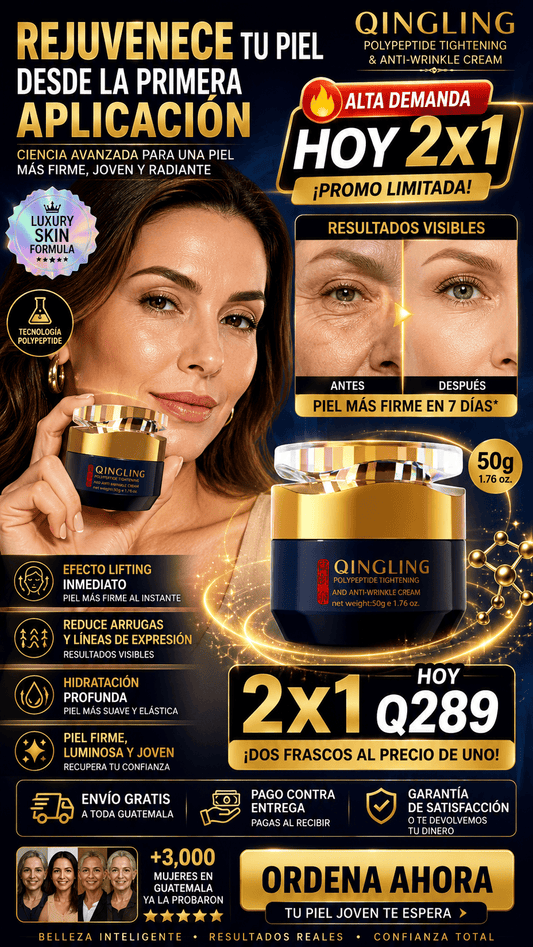 (OFERTA 2X1) Crema Facial Qinglin - Resultados Visibles para una Piel Perfecta