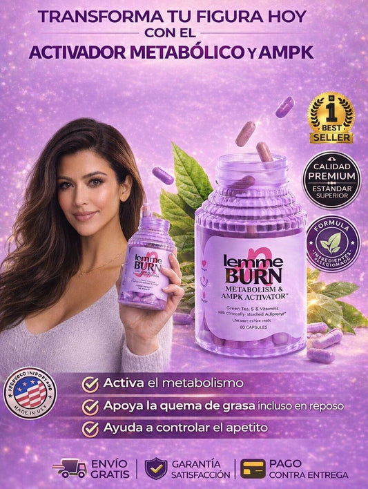Lemme Burn® [Original USA]: Apoya tu Metabolismo y Bienestar (Fórmula AMPK)